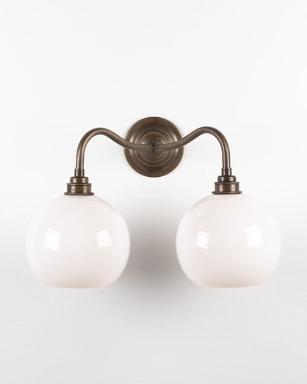 HEREFORD DOUBLE ARM WALL LIGHT