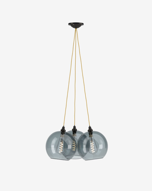 Wellington 3 light dish cluster